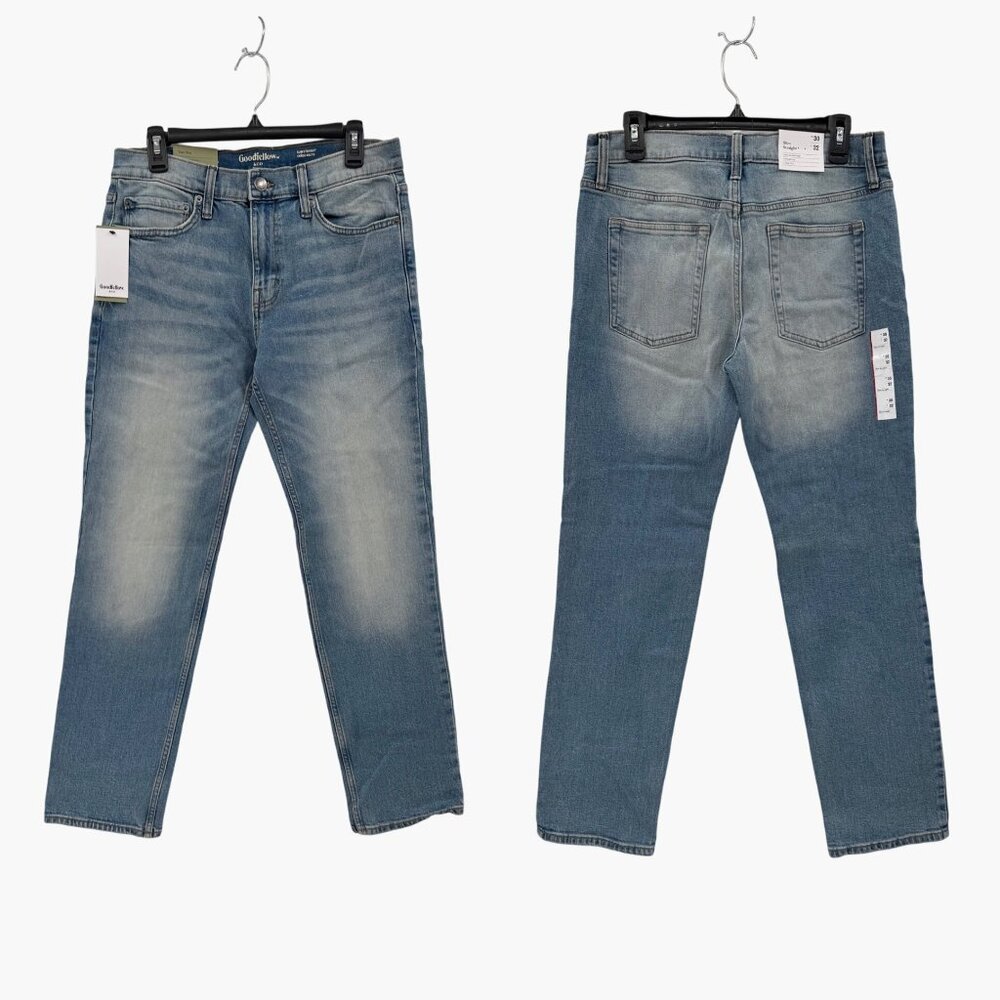 NEW Goodfellow & Co Men's Slim Straight Fit Jeans - Size 30x32